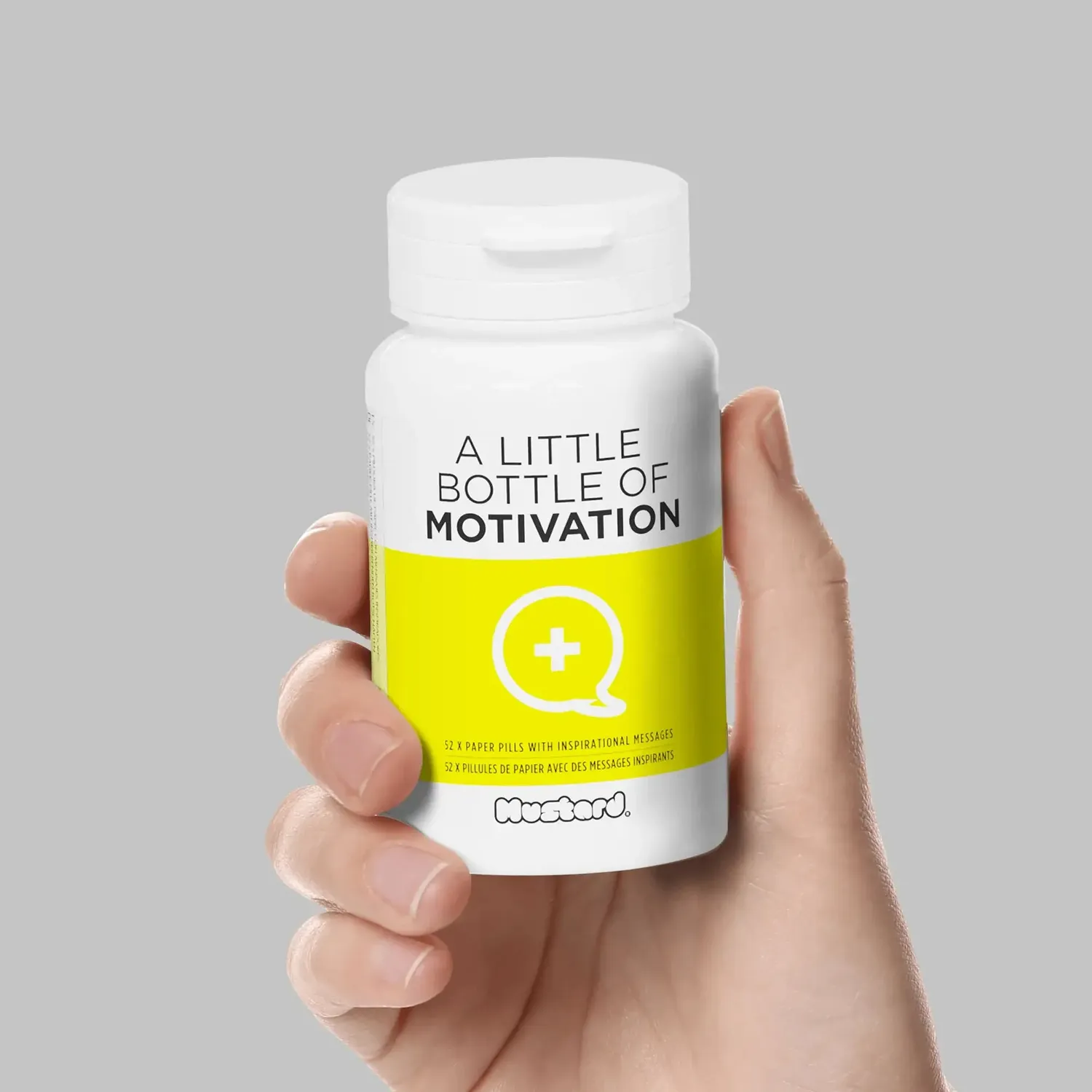 Mustard Bottle of Motivation pillerburk citat