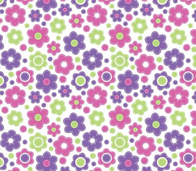 Deflecto FashionMat Lazy Daisies golvmatta blommig