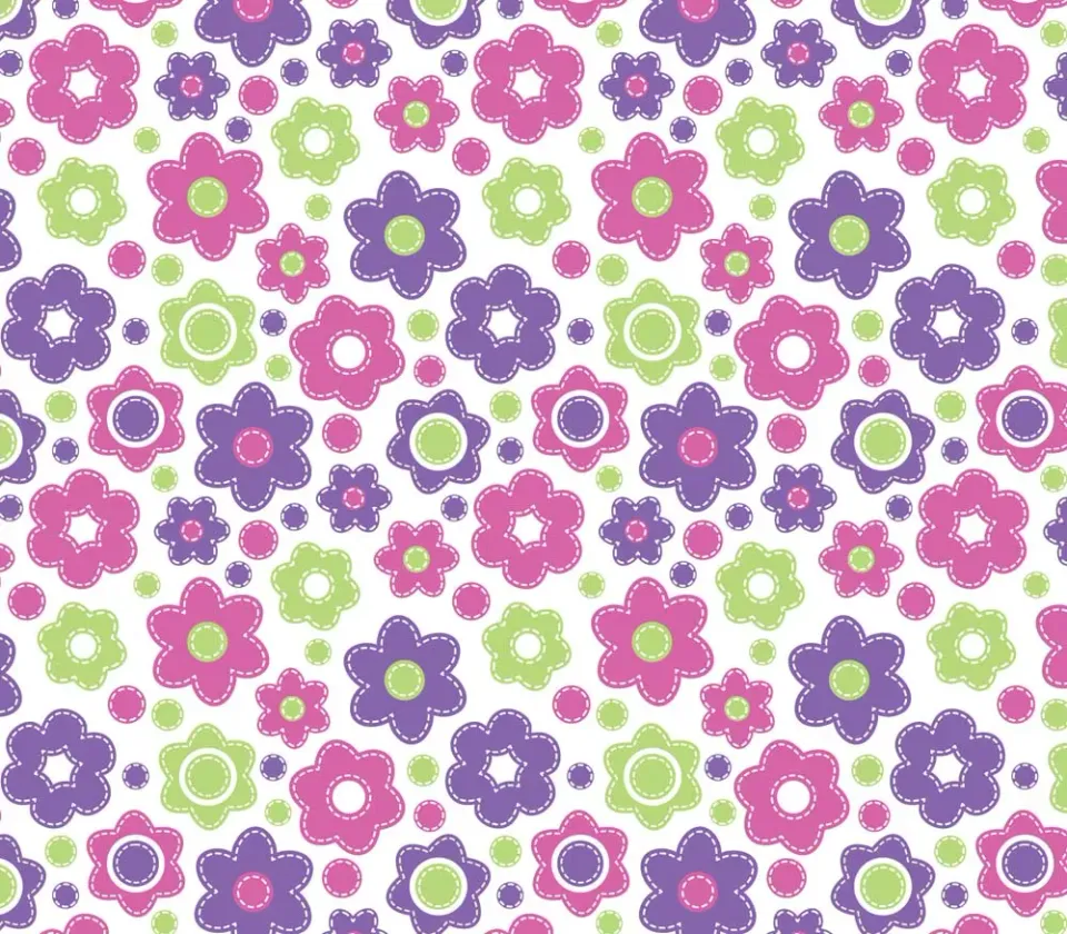 Deflecto FashionMat Lazy Daisies golvmatta blommig