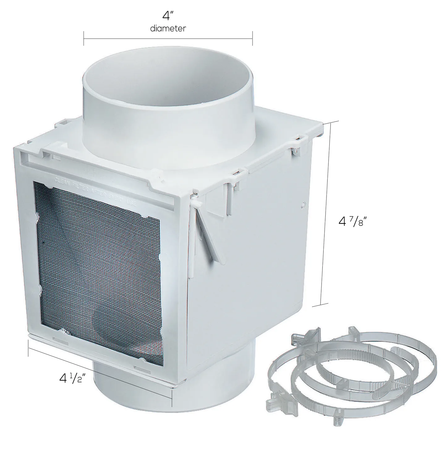 Deflecto Extra Heat Dryer Heat Diverter värmeavledare 10 cm