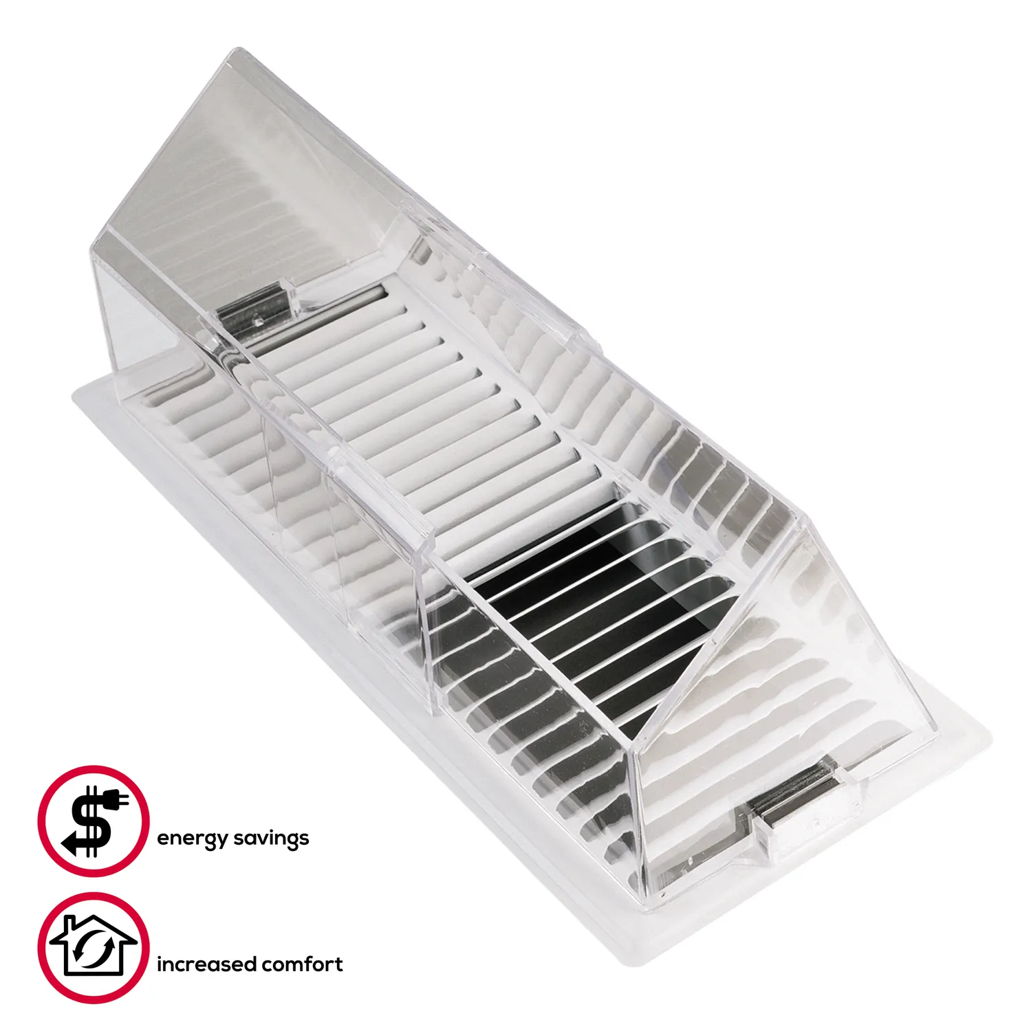 Deflecto Adjustable Floor Air Deflector luftavvisare 25-36 cm