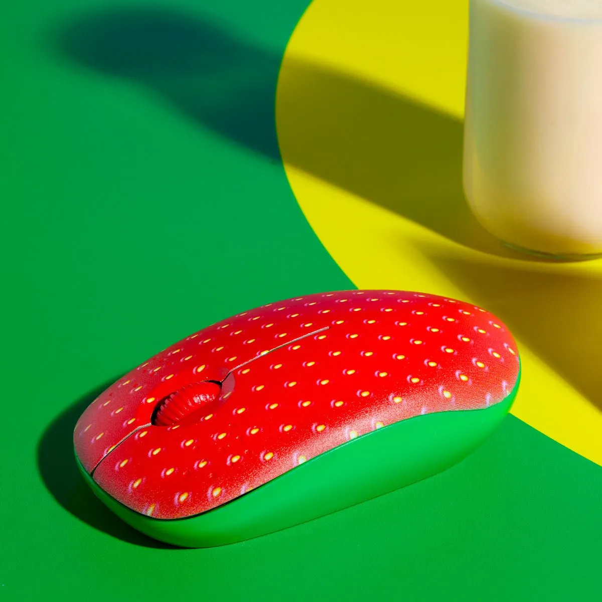 Mustard Very Berry trådlös datormus jordgubb