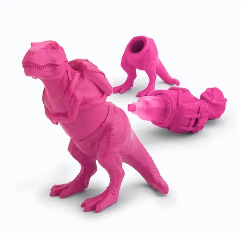Mustard T-Rex Dino överstrykningspenna lime