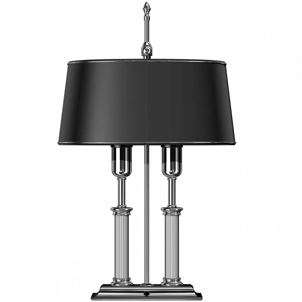 El Casco M-665 CT skrivbordslampa krom blank