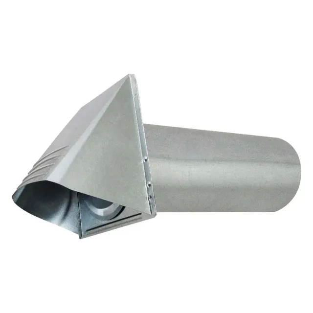 Deflecto Airtight ventilationshuv rör 10 cm galvaniserat stål