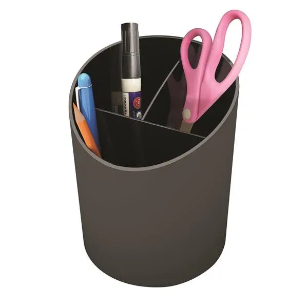 Deflecto Sustainable Office pennkopp stor svart