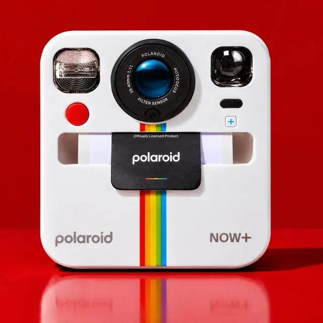 Mustard Polaroid hållare för klisterlappar retro