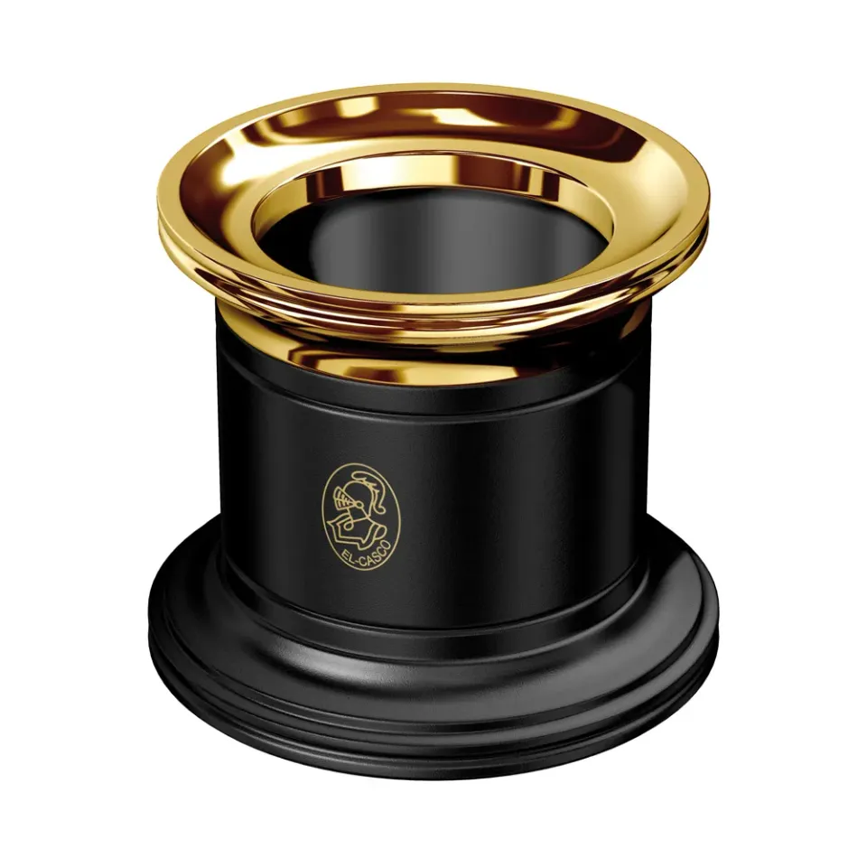 El Casco M-657 gemhållare svart lack guld