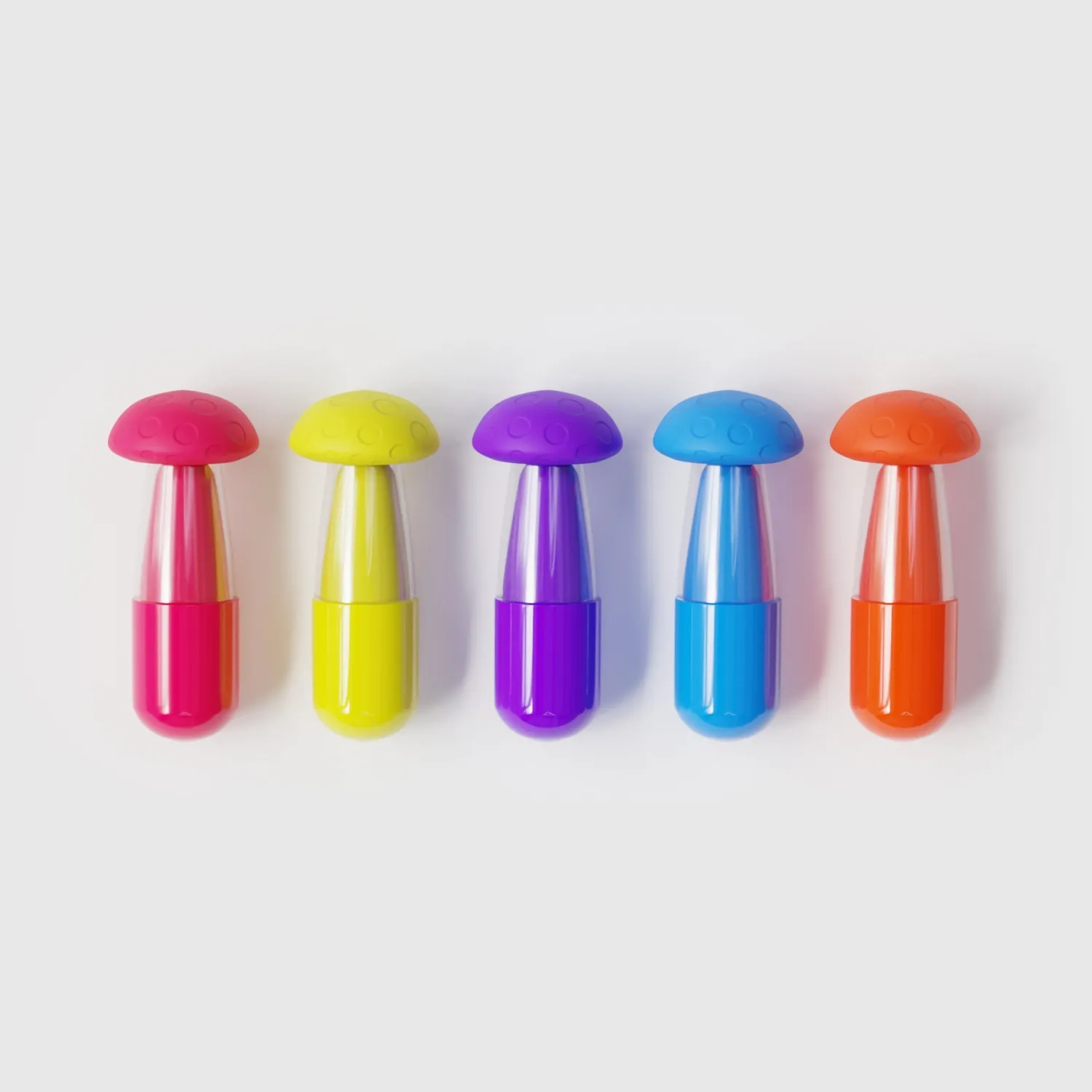 Mustard Magic Mushroom överstrykningspennor 10-pack