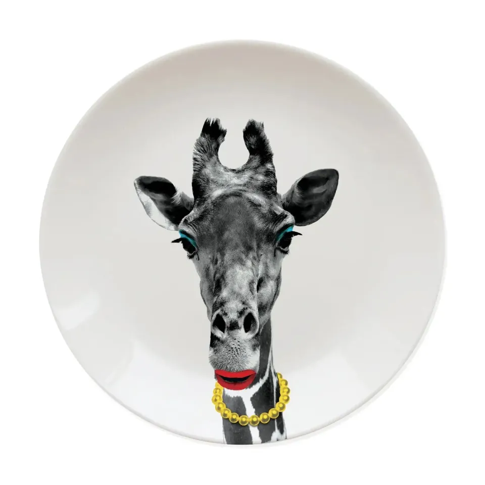 Mustard Gina Giraffe tallrik keramik