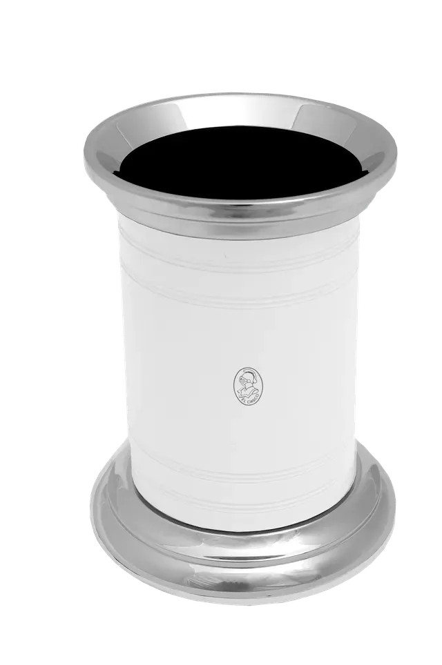 El Casco M-654 pennställ vit krom