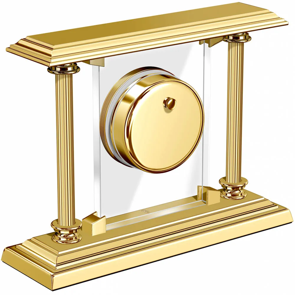 El Casco M-663 L bordsklocka 23kt guld