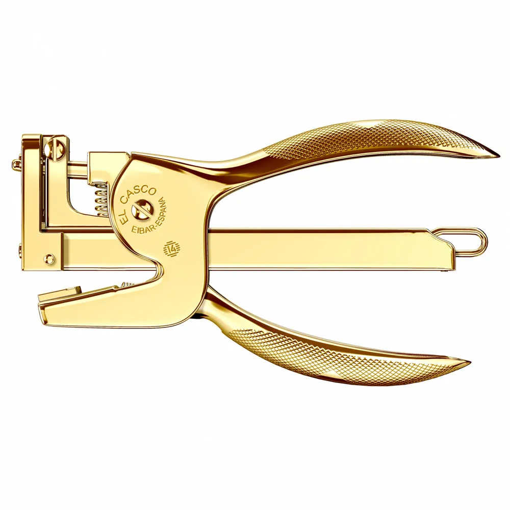 El Casco M-85 L tånghäftare 23 karat guld