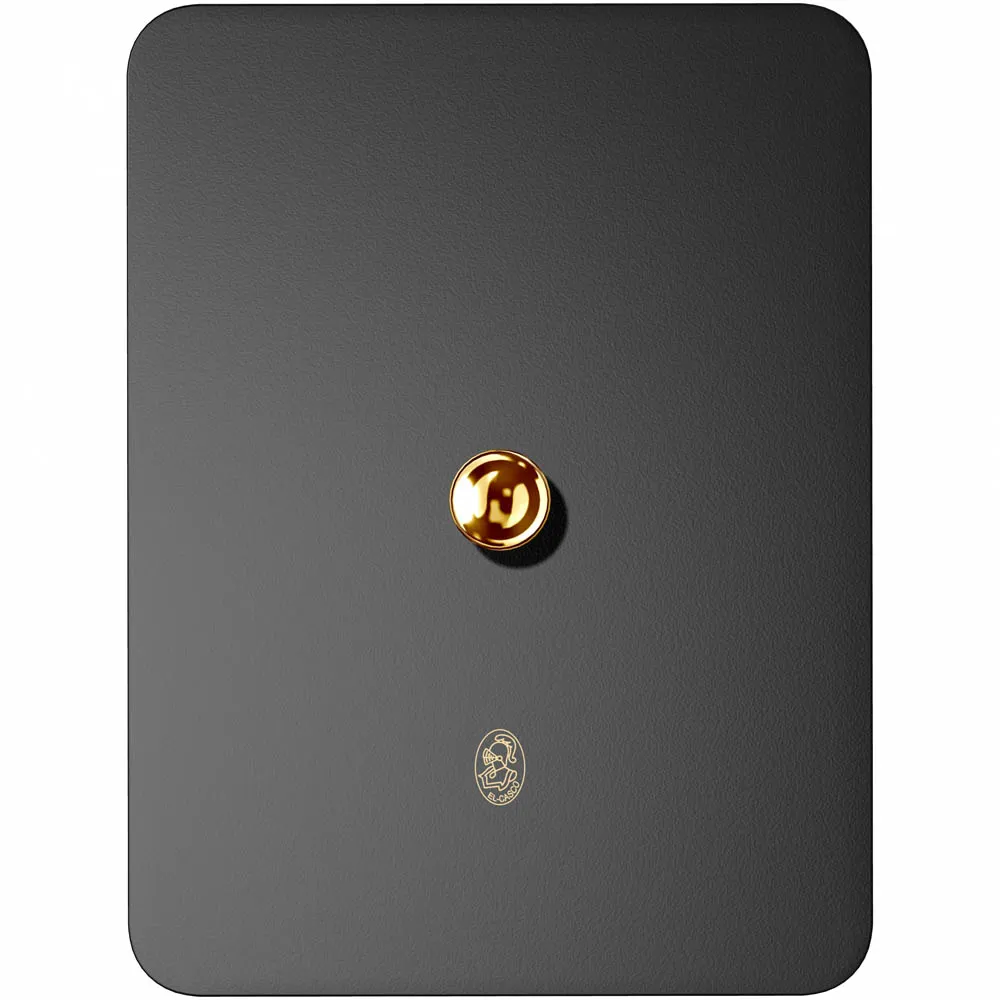 El Casco M-674 LN lock till brevfat svart och guld