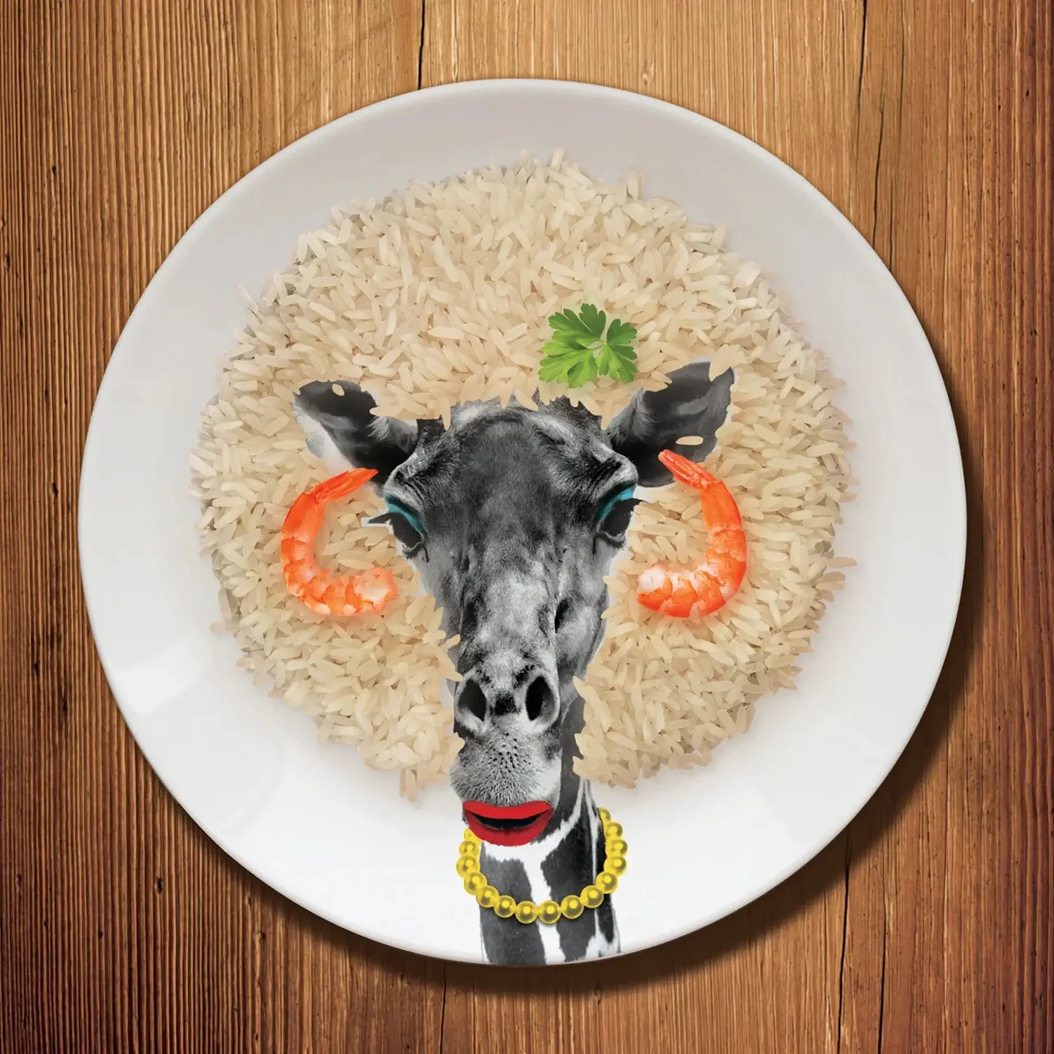 Mustard Gina Giraffe tallrik keramik