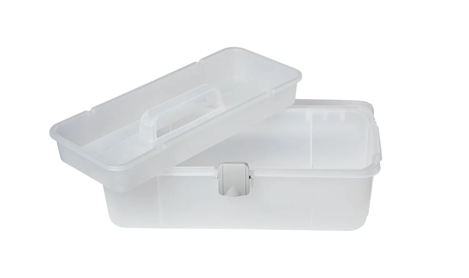 Deflecto Single Tray förvaringsbox transparent