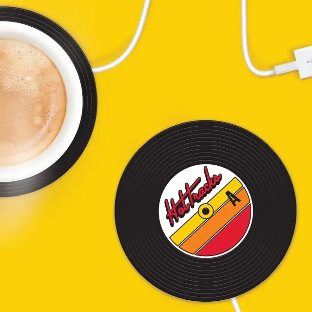 Mustard Hot Tracks muggvärmare vinyl USB