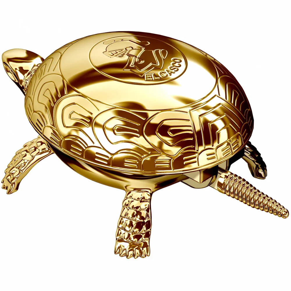 El Casco M-700 L brevpress sköldpadda guld