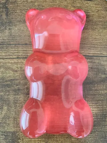 Mustard Gummy Bear handledsstöd gummibjörn