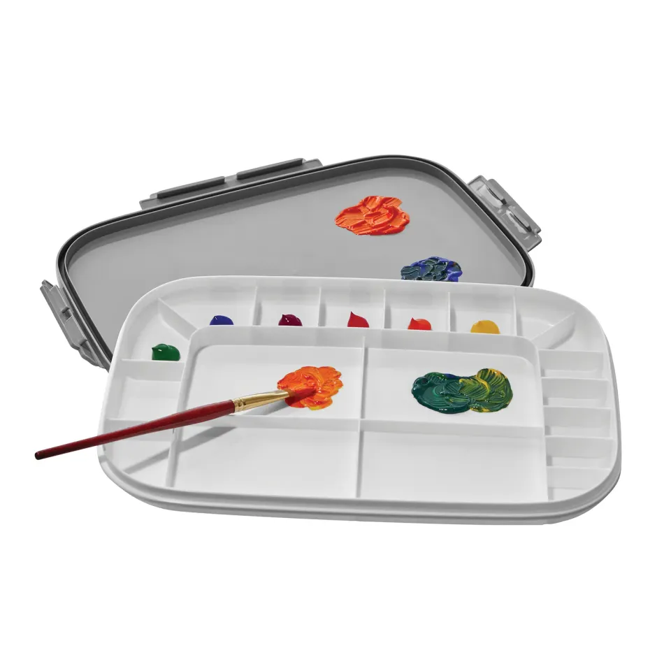 Deflecto 19 Well Paint Palette färgpalett med lock