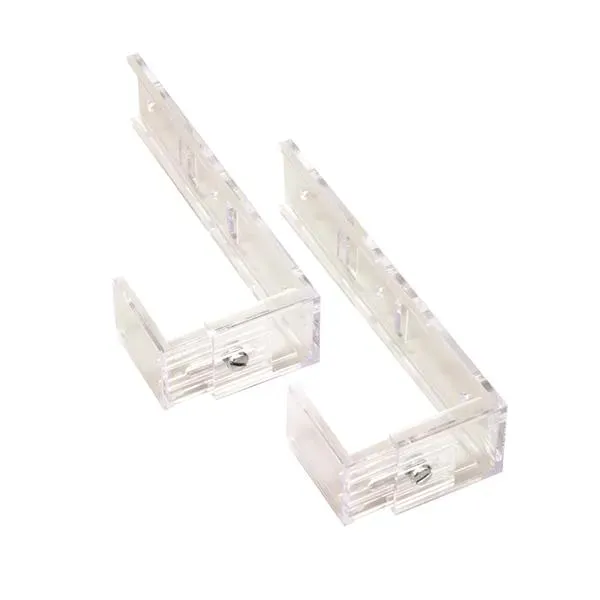Deflecto Partition väggfacksfäste plast 2-pack ställbar
