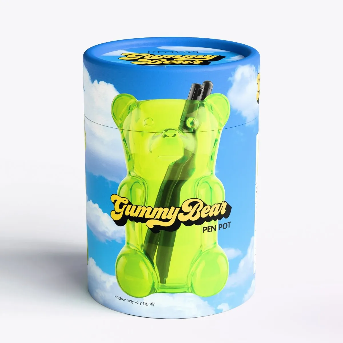 Mustard Gummy Bear pennställ grön gummibjörn