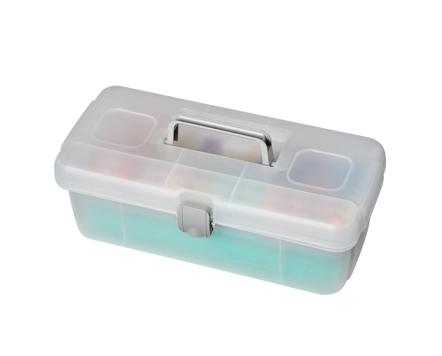 Deflecto Single Tray förvaringsbox transparent