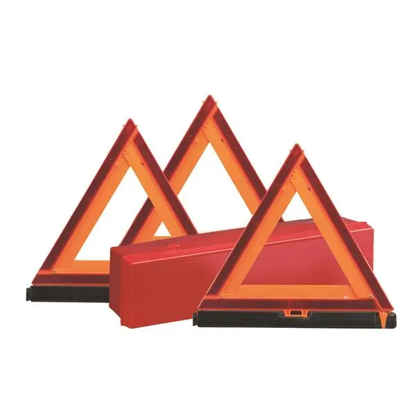 Deflecto varningstriangel kit 3-pack reflex med fot