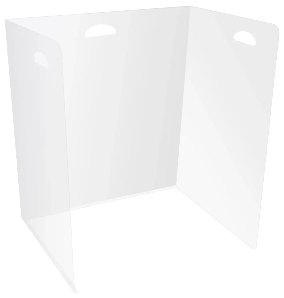 Deflecto Desktop Barriers skrivbordsskärm transparent lätt