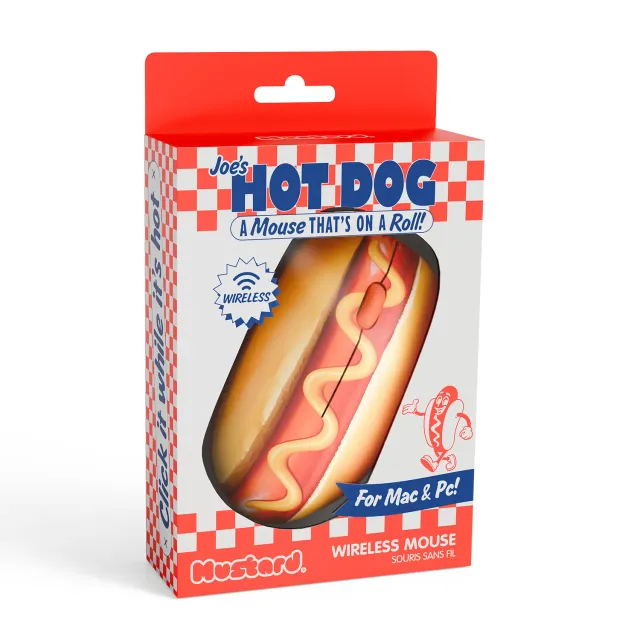 Mustard Hot Dog Mouse datormus trådlös
