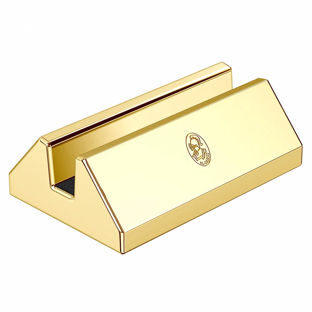 El Casco M-670 L visitkortshållare 23 kt guld