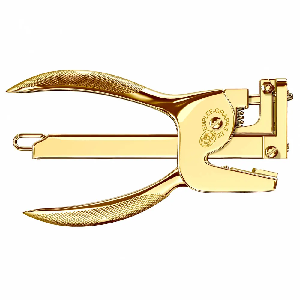 El Casco M-85 L tånghäftare 23 karat guld