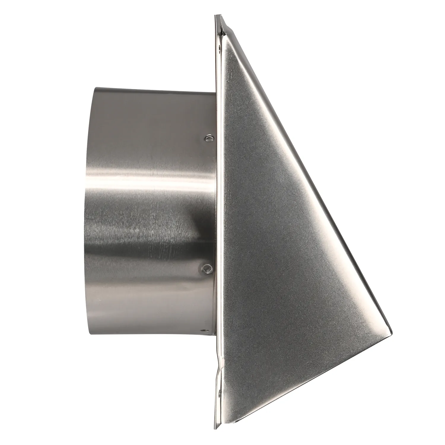 Deflecto Wallcap ventil aluminium 15,2 cm spjäll