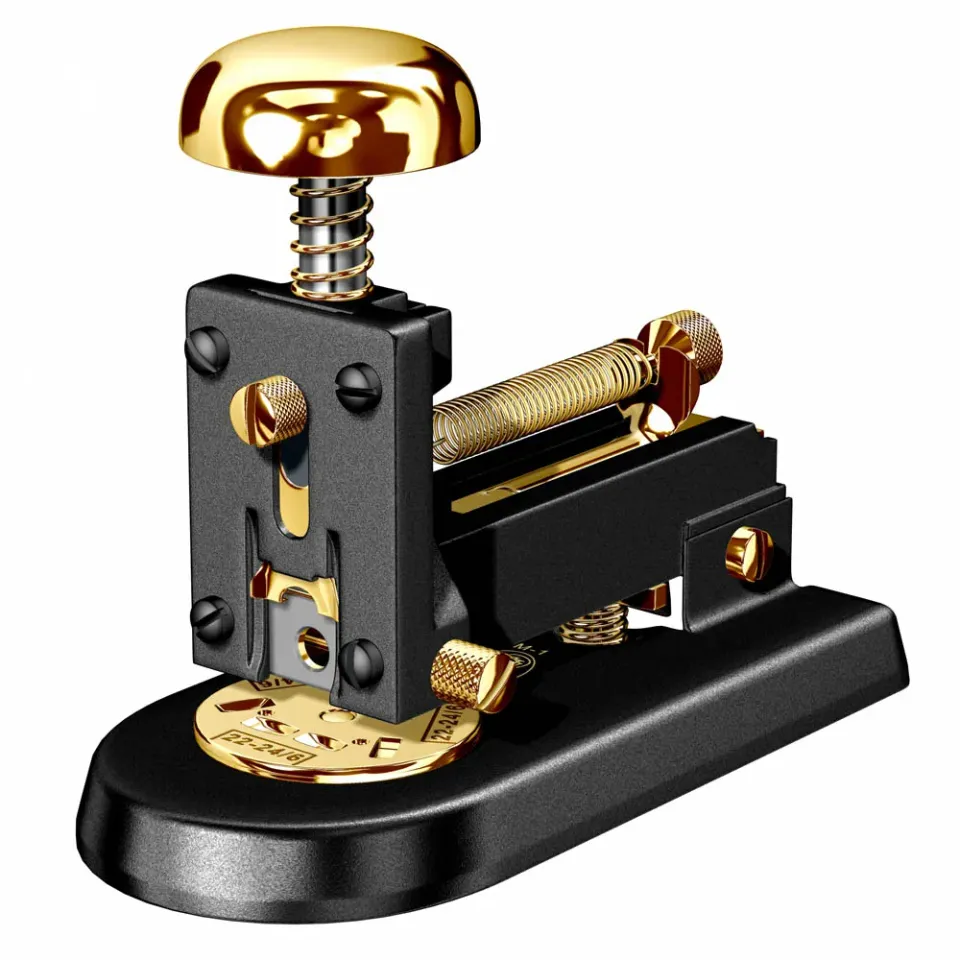 El Casco M-1 häftapparat svart guld