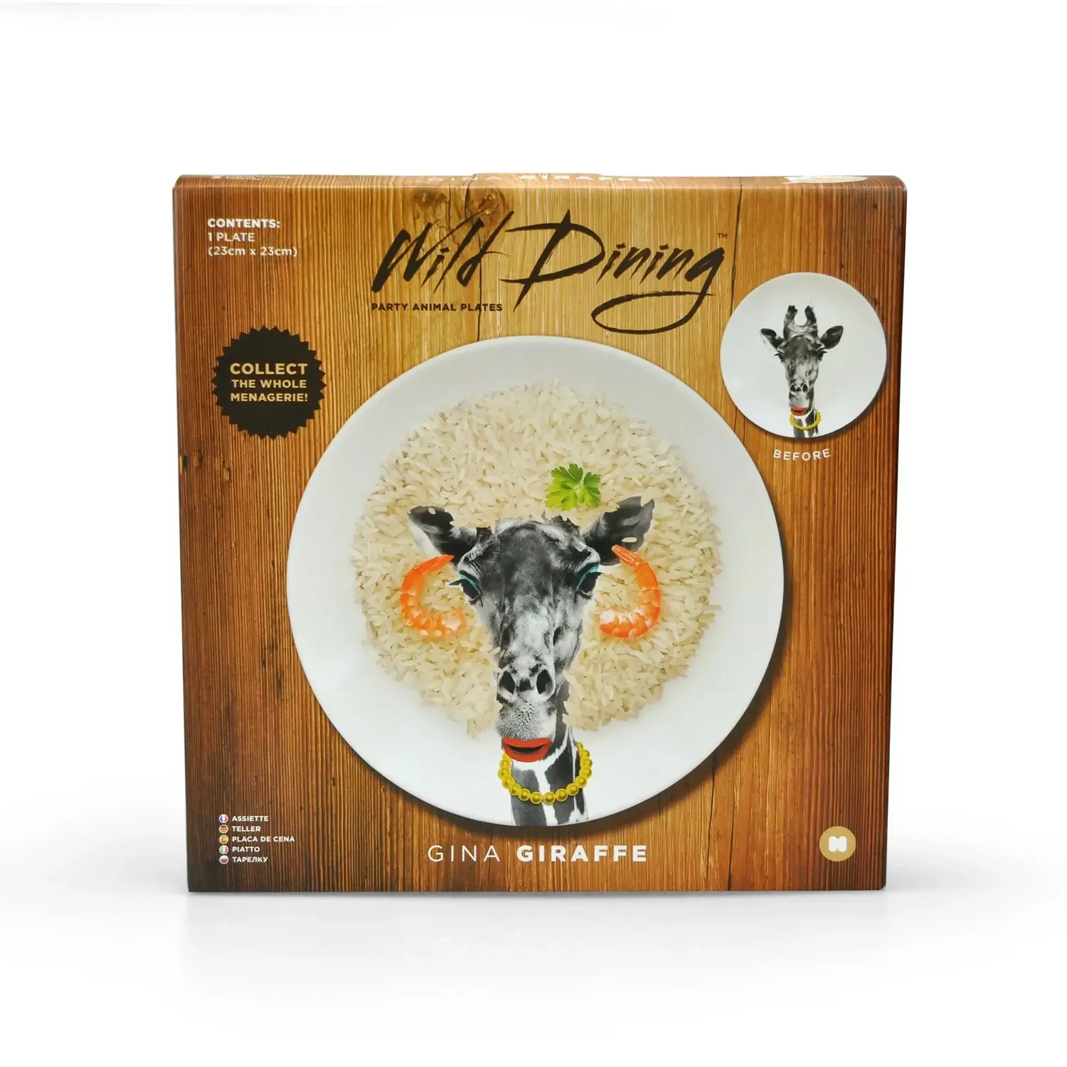 Mustard Gina Giraffe tallrik keramik