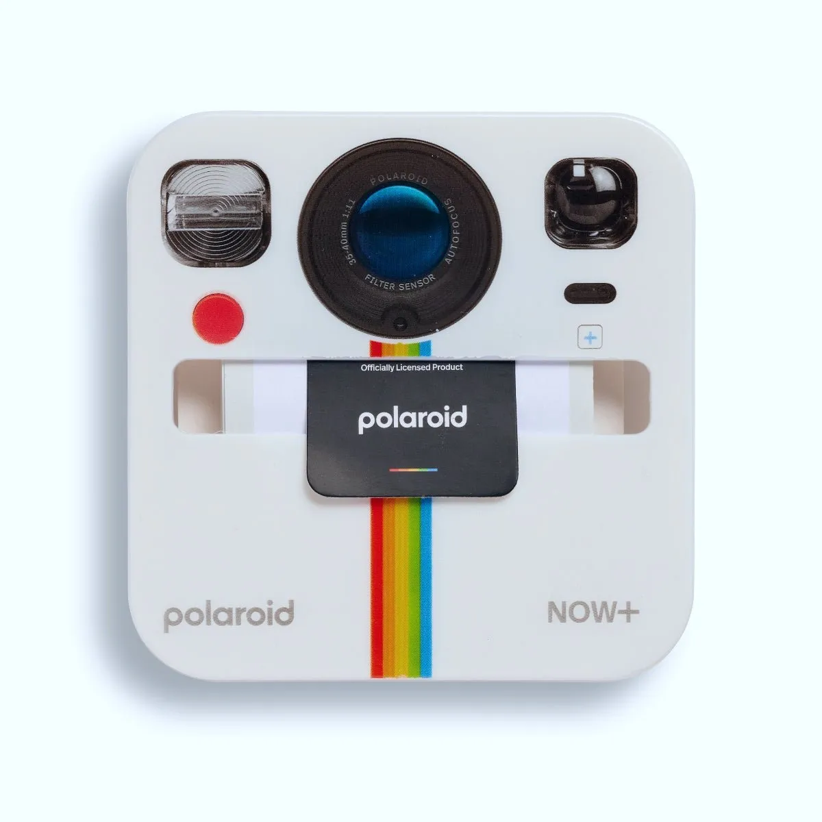 Mustard Polaroid hållare för klisterlappar retro