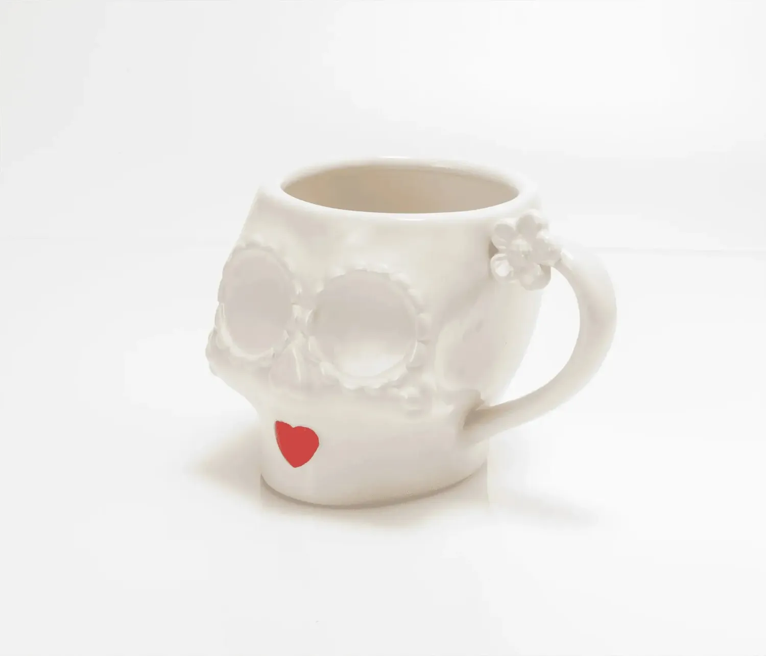 Mustard Senorita Sugar Skull mugg dödskalle