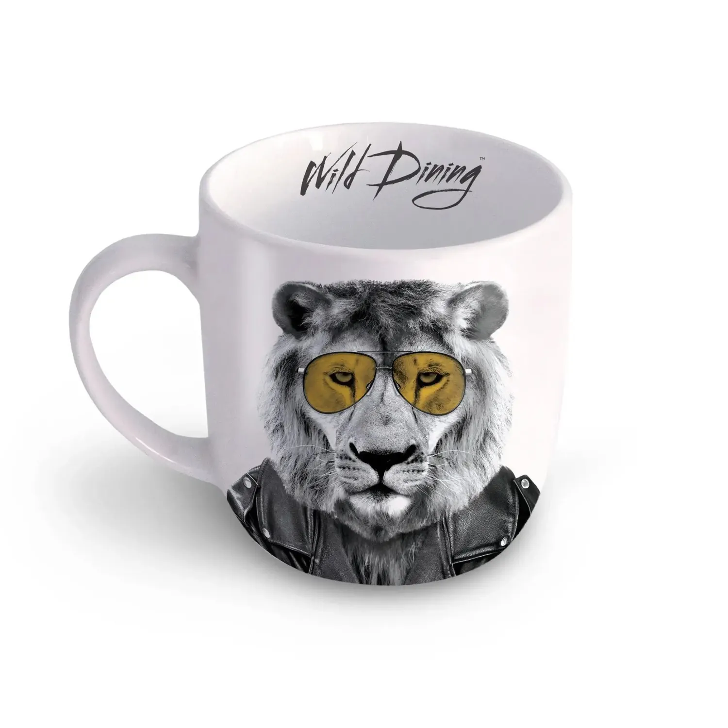 Mustard Larry Lion mugg lejon Wild Dining