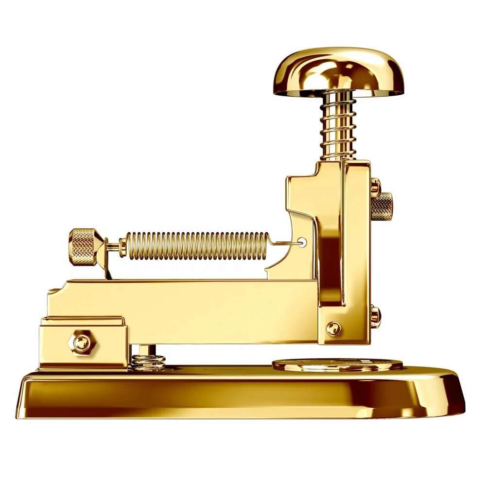 El Casco M-5 L häftapparat 23 karat guld