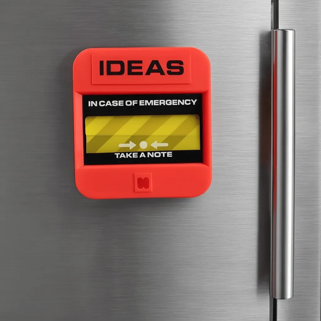 Mustard Emergency klisterlappsdispenser röd