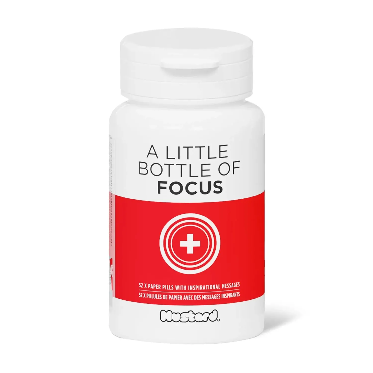 Mustard Little Bottle Of Focus presentburk lappar