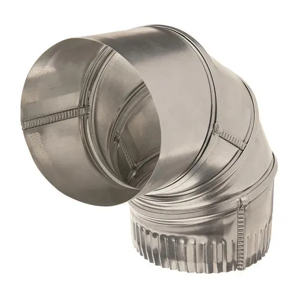 Deflecto Aluminum 90 Degree rörböj aluminium