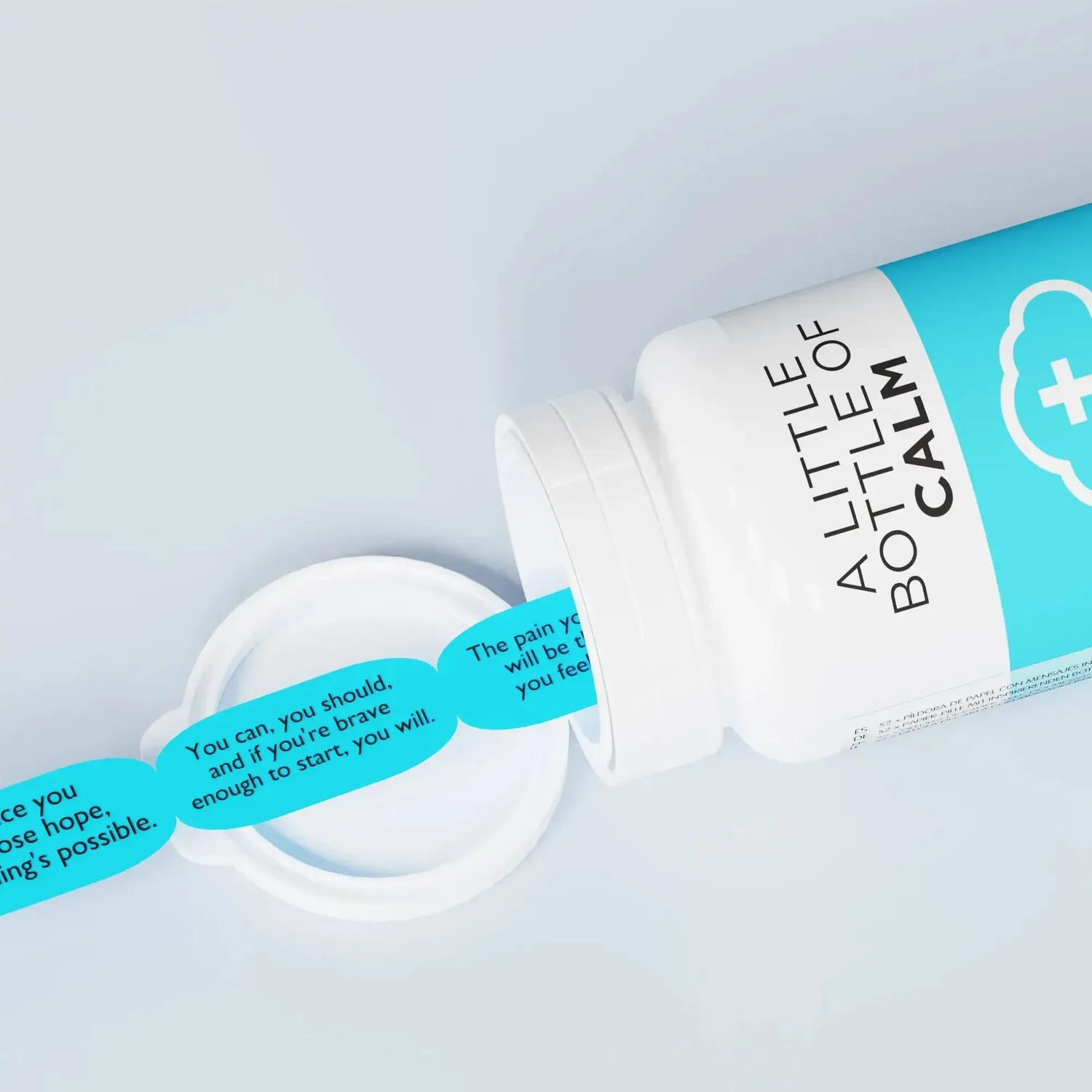 Mustard Bottle Of Calm present lugnpiller
