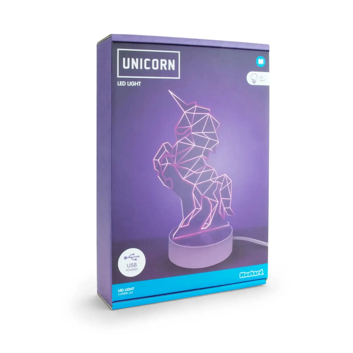 Mustard Unicorn LED-lampa enhörning USB