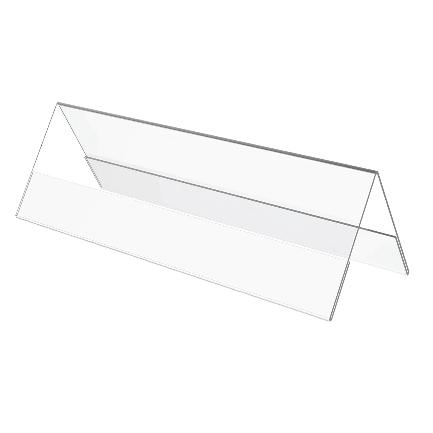 Deflecto Classic Image namnskylt 28 cm klarplast