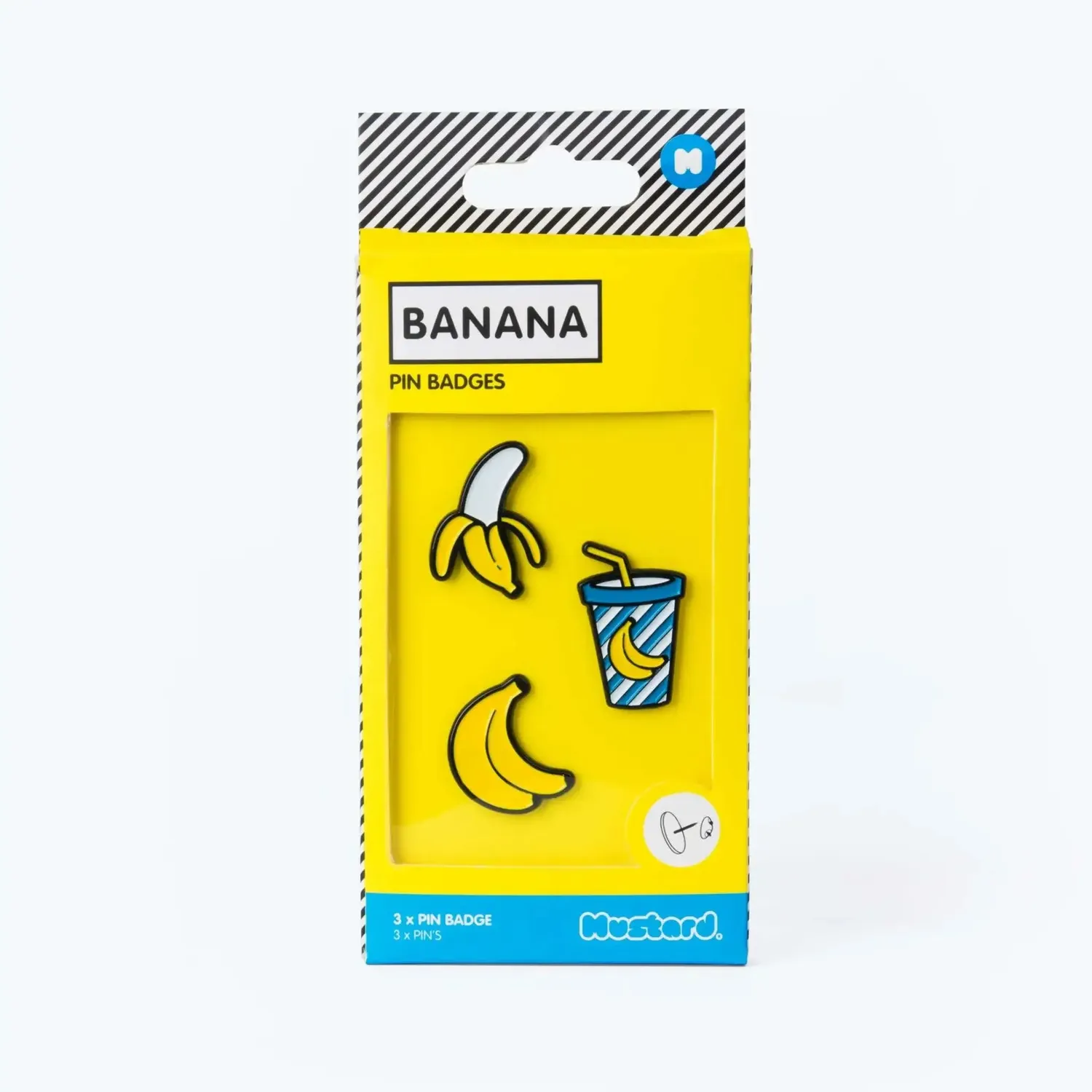 Mustard Banana emaljpin banan present