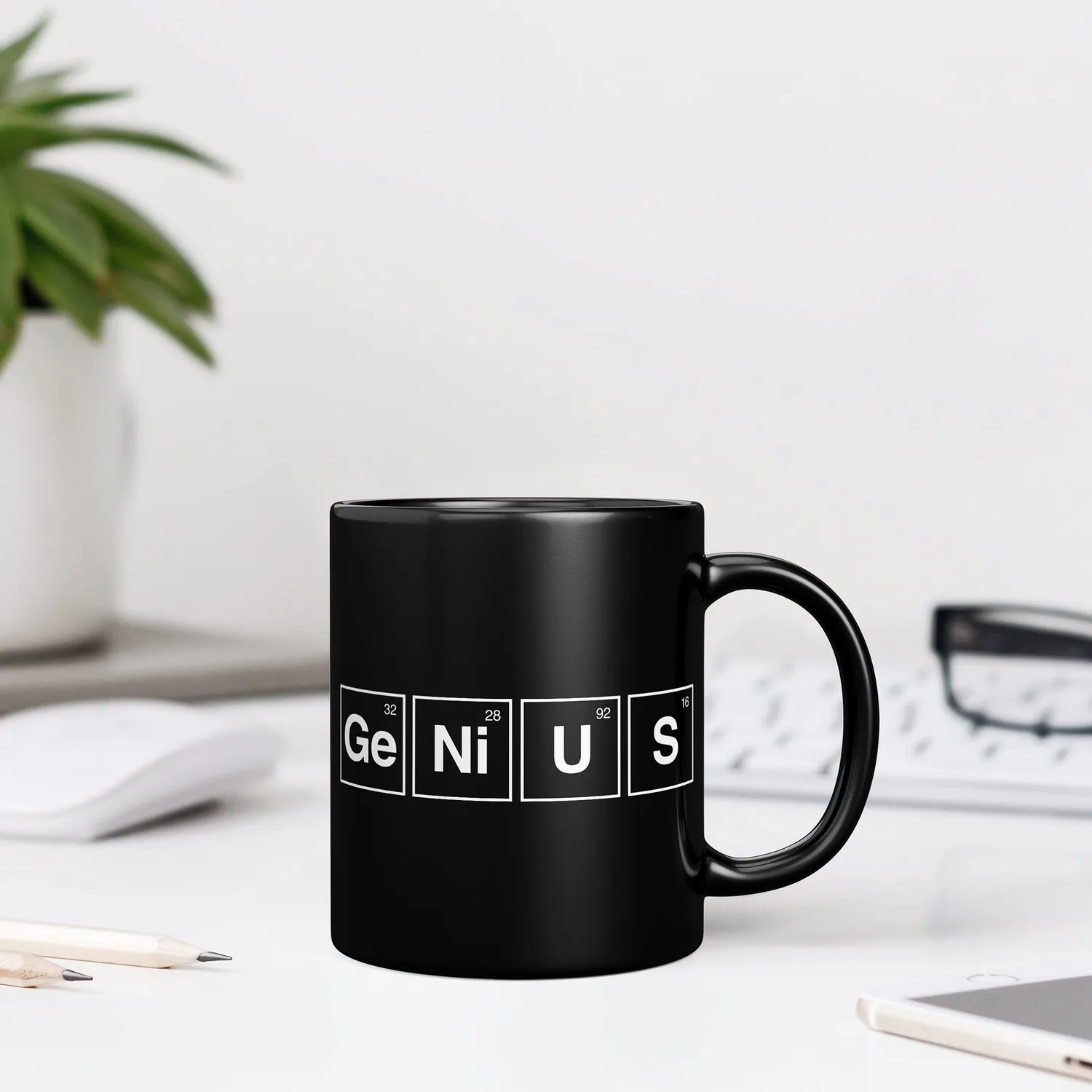 Mustard Genius mugg keramik present