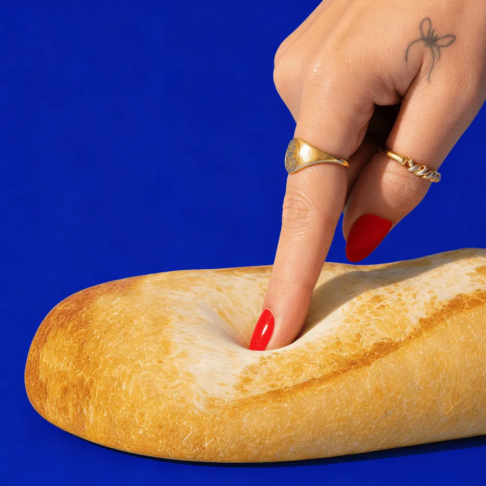 Mustard Baguette handledsstöd memoryfoam