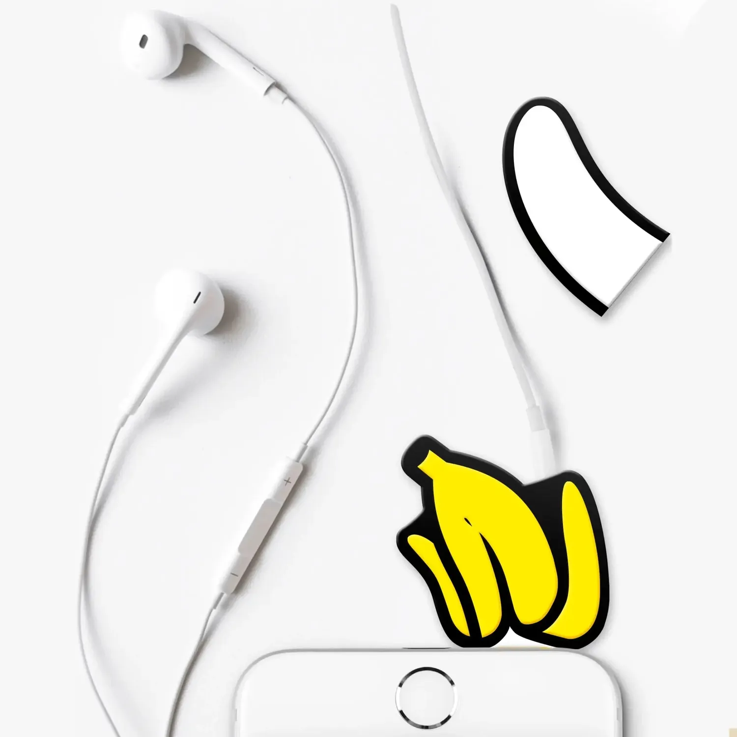 Mustard Banana Audio hörlurssplitter banan