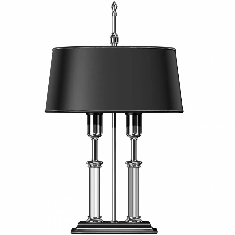 El Casco M-665 CT skrivbordslampa krom blank